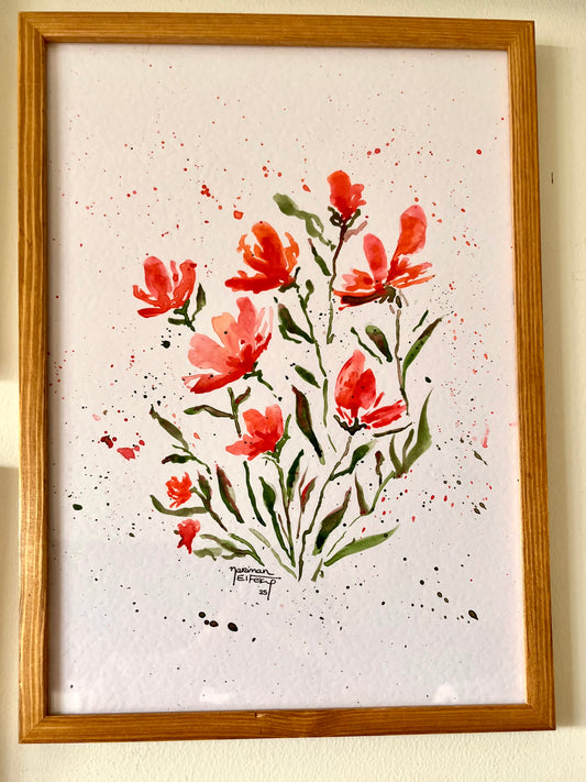 Red Freesias