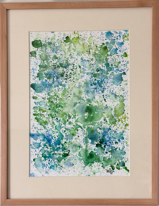 Floral mess (blue)