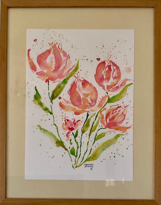 Pink parrot Tulips - The Intimate